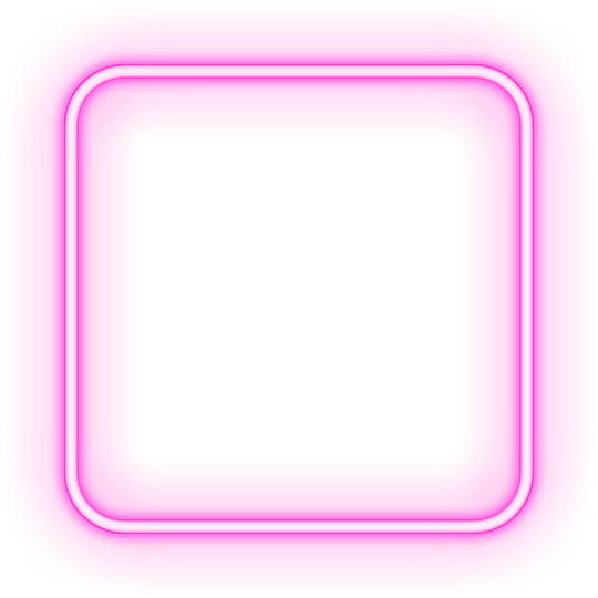 Pink Neon Square