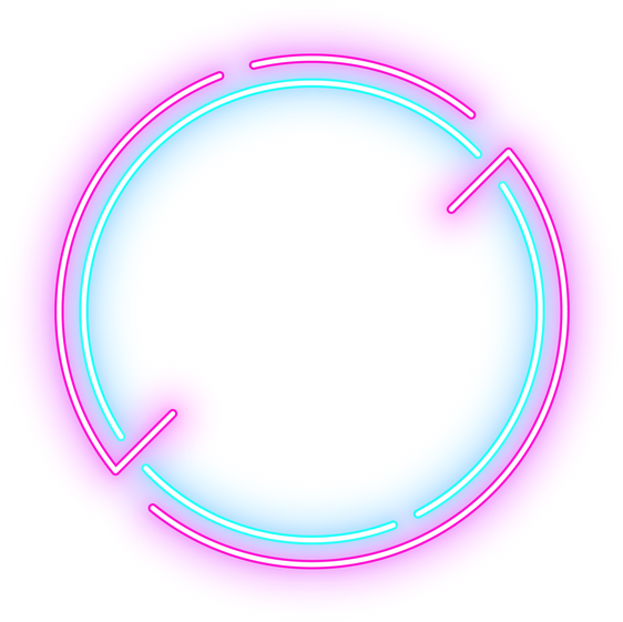 Futuristic Neon Frame
